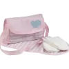 Adora - Bolsa de fraldas para boneca, inclui trocador e 2 fraldas de boneca, rosa pastel clássico