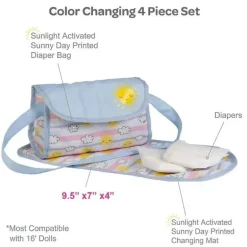 Adora - Conjunto Bolsa Fralda Baby Doll, Dias Ensolarados
