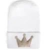 Adora Baby Gifts - Chapéu de hospital para recém-nascidos, coroa de linho bege
