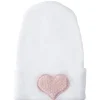 Adora Baby Gifts - Chapéu de hospital para recém-nascidos, coração blush felpudo