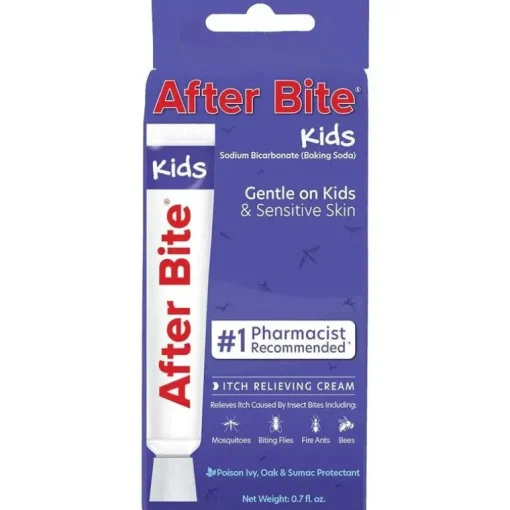 After Bite - Tratamento para picadas de insetos para crianças, creme anti-coceira suave para crianças e pele sensível