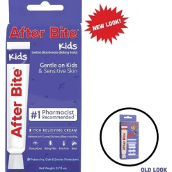 After Bite - Tratamento para picadas de insetos para crianças, creme anti-coceira suave para crianças e pele sensível