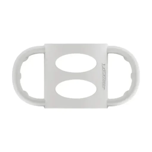 Alças estreitas para mamadeira 100% silicone da Dr. Brown, cinza