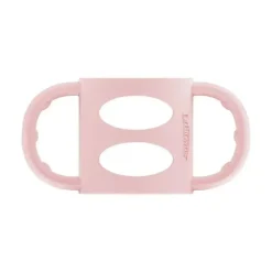 Alças estreitas para mamadeira 100% silicone da Dr. Brown, rosa claro