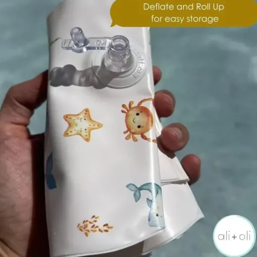 Ali + Oli - Asas de faixa de braço de natação flutuador inflável (submarino)