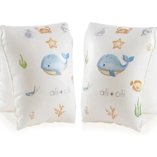 Ali + Oli - Asas de faixa de braço de natação flutuador inflável (submarino)