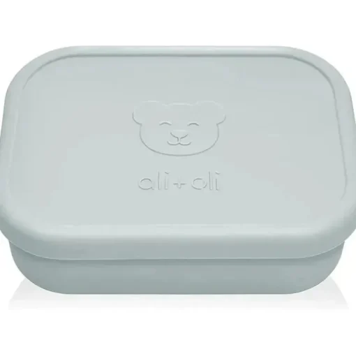 Ali + Oli - Bento Box de Silicone à Prova de Vazamento, Dream Blue