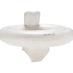 Ali + Oli - Boia de piscina com anel para assento de natação para bebês (Checkers)