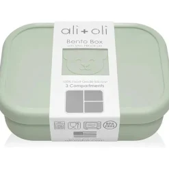 Ali + Oli - Caixa Bento de Silicone à Prova de Vazamento, Pinho
