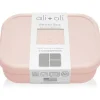 Ali + Oli - Caixa Bento de Silicone à Prova de Vazamento, Blush
