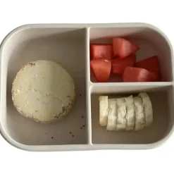 Ali + Oli - Caixa Bento de Silicone à Prova de Vazamento, Coco