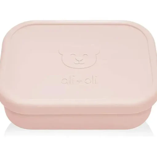 Ali + Oli - Caixa Bento de Silicone à Prova de Vazamento, Blush