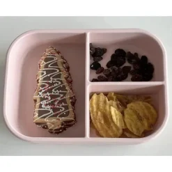 Ali + Oli - Caixa Bento de Silicone à Prova de Vazamento, Blush