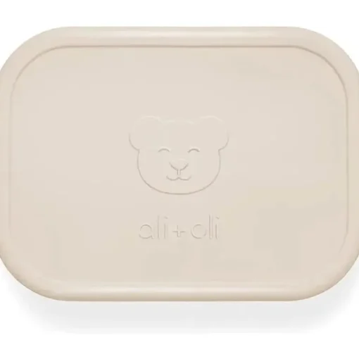 Ali + Oli - Caixa Bento de Silicone à Prova de Vazamento, Coco