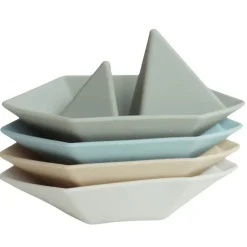 Ali + Oli - (4-Pc) Mini-Boat Bath Toy Set