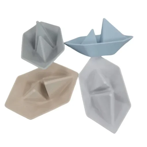 Ali + Oli - (4-Pc) Mini-Boat Bath Toy Set
