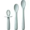 Ali + Oli - (3-Pc) Multi Stage Spoon Set For Baby, Blue