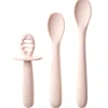 Ali + Oli - (3-Pc) Multi Stage Spoon Set For Baby, Blush