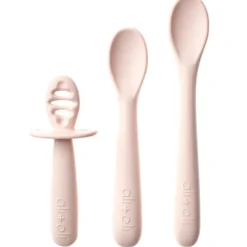 Ali + Oli - (3-Pc) Multi Stage Spoon Set For Baby, Blush