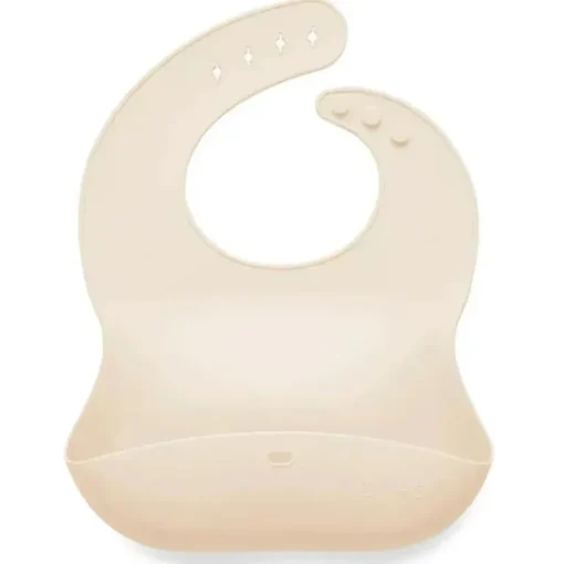 Ali + Oli Silicone Baby Babador Roll Up &amp; Stay Closed (Areia)