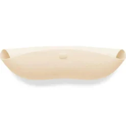 Ali + Oli Silicone Baby Babador Roll Up &amp; Stay Closed (Areia)