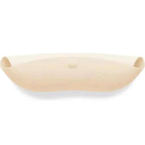 Ali + Oli Silicone Baby Babador Roll Up &amp; Stay Closed (Areia)