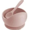 Ali + Oli Suction Bowl &amp; Colher (Blush)