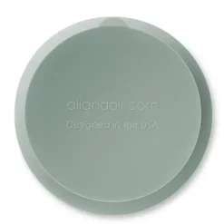 Ali + Oli Taça de Sucção e Colher (Hortelã) Borda Ondulada