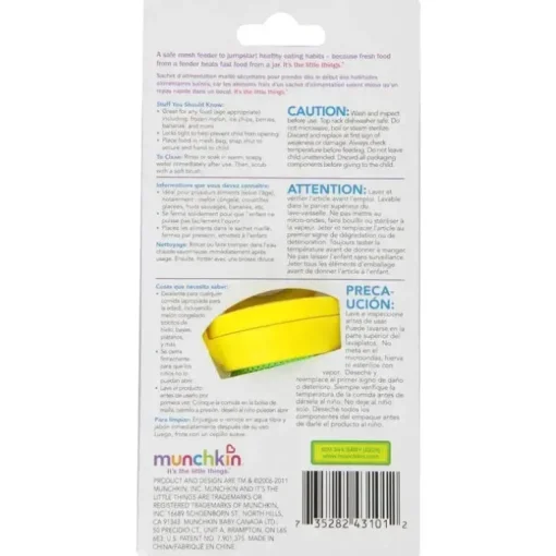 Alimentador de alimentos frescos Munchkin, as cores podem variar