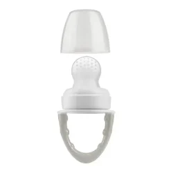 Alimentador de silicone Dr. Brown's Fresh Firsts, cinza, 1 pacote