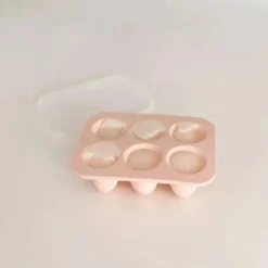 Ali+Oli - Bandejas para freezer de leite materno, silicone de qualidade alimentar sem BPA, pacote com 2, rosa claro