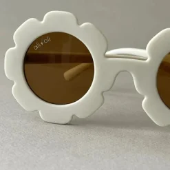 Ali+Oli - Óculos de Sol para Crianças Flor, Branco