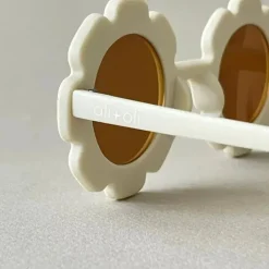 Ali+Oli - Óculos de Sol para Crianças Flor, Branco