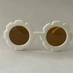Ali+Oli - Óculos de Sol para Crianças Flor, Branco