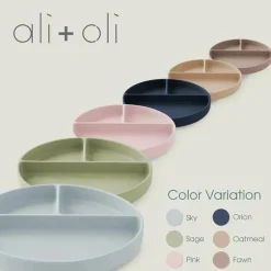 Ali+Oli - Placa de Sucção de Silicone, Sálvia