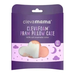 Almofada Clevamama Clevafoam Carrinho de Bebê, Fronha Carrinho - Coral