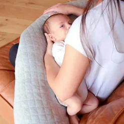 Almofada de gravidez e amamentação Beaba - Big Flopsy, Heather Grey