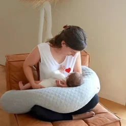 Almofada de gravidez e amamentação Beaba - Big Flopsy, Heather Grey