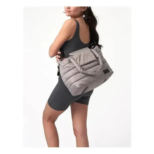 7AM Voyage - Bolsa de fraldas Capri, cinza urze
