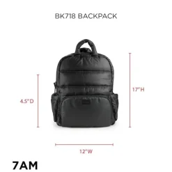 7AM Voyage - Mochila para fraldas, cinza urze