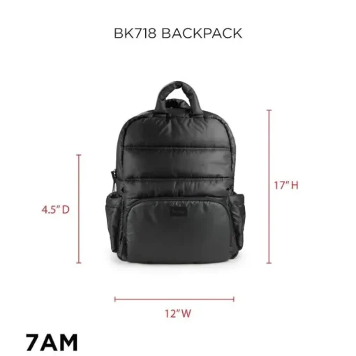 7AM Voyage - Mochila para fraldas, cinza urze