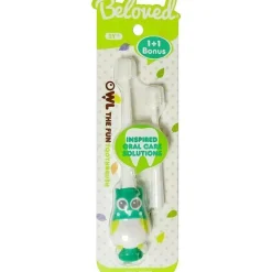 Amada Coruja The Fun Kids Escova de Dentes Verde 2A+