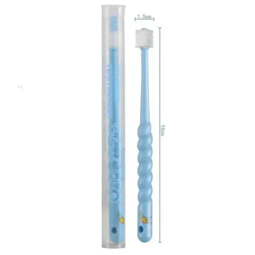 Amado Bebê - Escova de Dentes Cilindro, Azul 2Y +