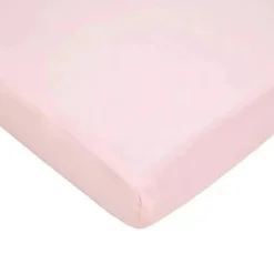 American Baby - 100% Algodão Natural Malha Jersey Portátil, Rosa
