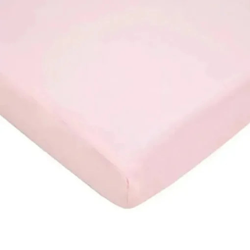 American Baby - 100% Algodão Natural Malha Jersey Portátil, Rosa
