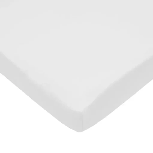 American Baby -100% Algodão Malha 5,7 Oz Valor Jersey Lençol de Berço Ajustado 15 X 33 X 4, Alfabeto Cinza