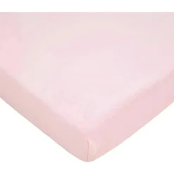 American Baby - Algodão Natural Orgânico Value Jersey Malha Justa, Rosa