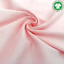 American Baby - Algodão Natural Orgânico Value Jersey Malha Justa, Rosa