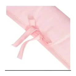American Baby - Capas laterais para grades de berço, rosa/branco