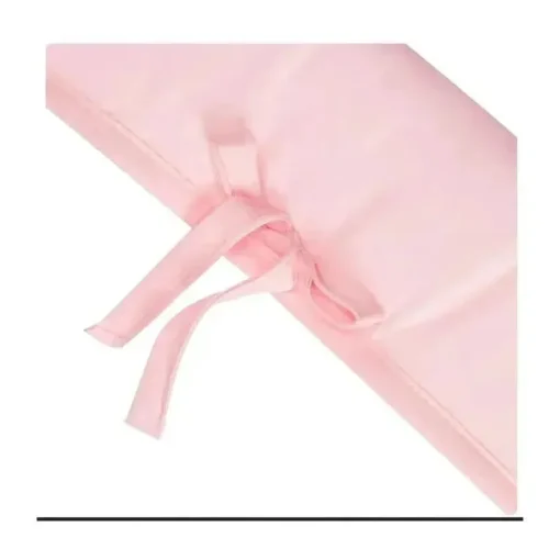 American Baby - Capas laterais para grades de berço, rosa/branco